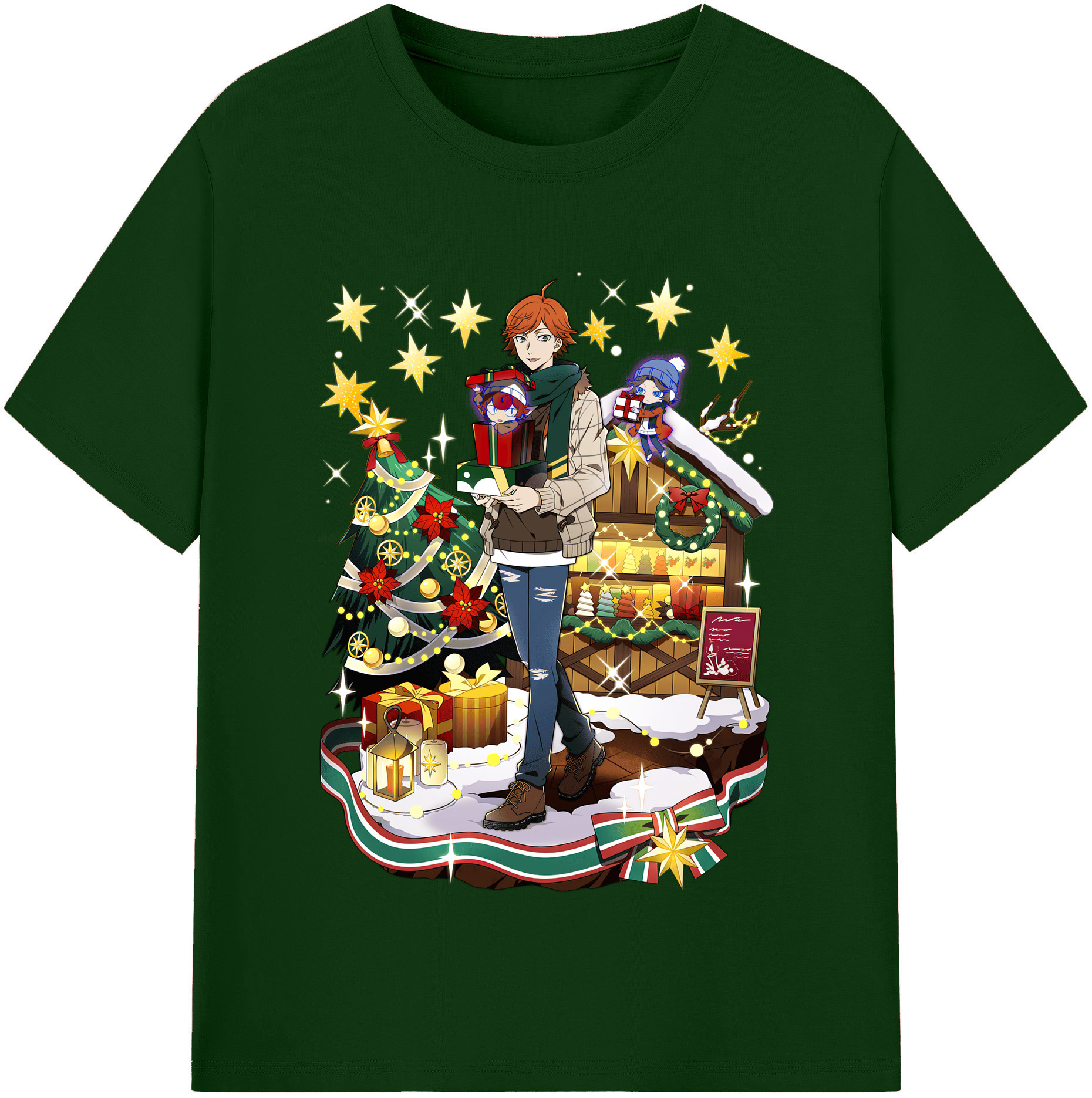 （画像用） 文豪ストレイドッグス Bungo Stray Dogs 綿100％半袖Tシャツ（フロントプリント）